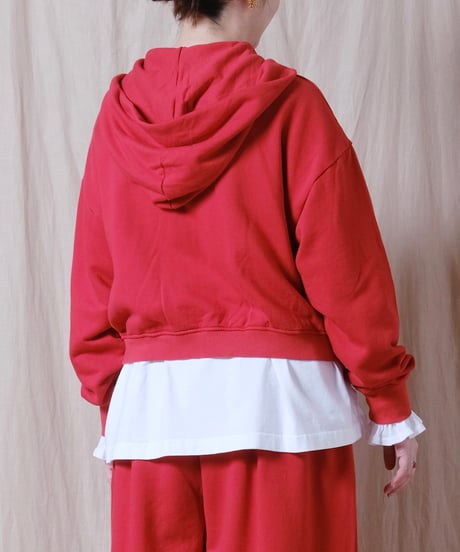 【TISSU】カセントラル裏毛 W ZIPパーカー/TS263CT079