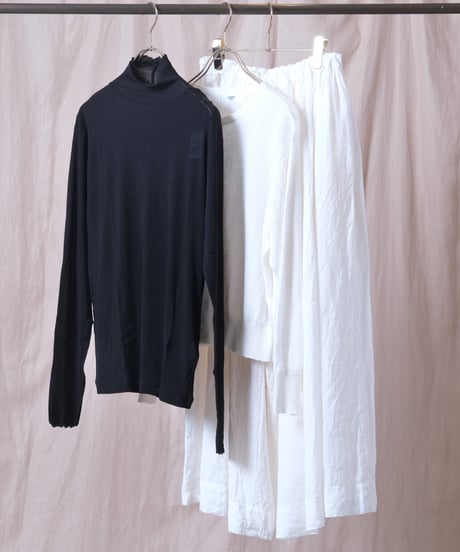 【TISSU】シアーハイツイストフライス　タートルネックプルオーバー/TS263CT092