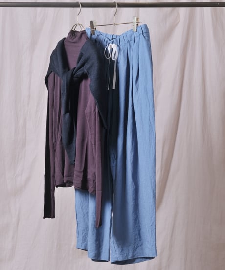 【TISSU】シアーハイツイストフライス　タートルネックプルオーバー/TS263CT092