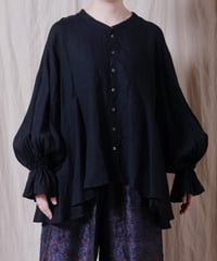 【suzuki takayuki】bouffant-sleeve blouse
