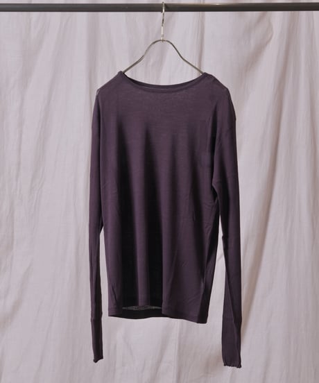 【TISSU】シアーハイツイストフライス　クルーネックプルオーバー/TS263CT092