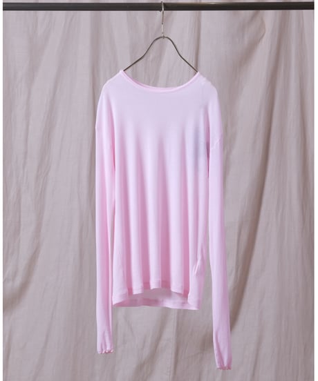 【TISSU】シアーハイツイストフライス　クルーネックプルオーバー/TS263CT092