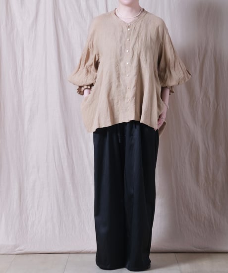 【suzuki takayuki】bouffant-sleeve blouse