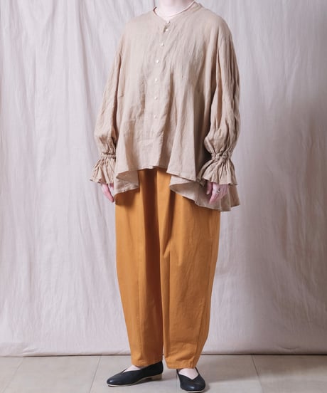 【suzuki takayuki】bouffant-sleeve blouse