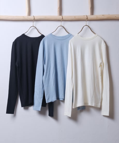 【UNIVERSAL TISSU】カシミヤブレンド天竺　クルーネックPO/UT254CT028
