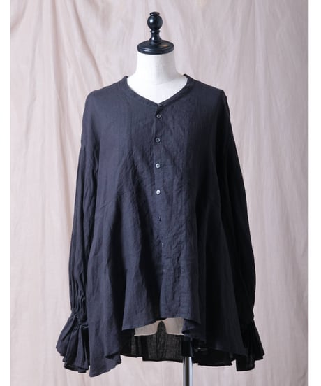【suzuki takayuki】bouffant-sleeve blouse