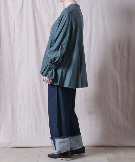 【suzuki takayuki】bouffant-sleeve blouse