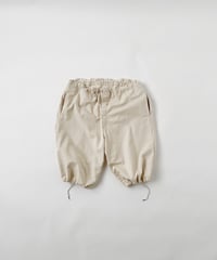 ［ryukicoa］Ecru cotton herringbone shorts