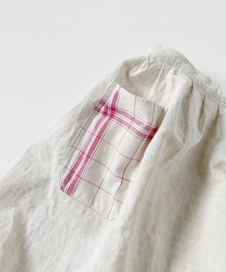 ［ryukicoa］Natural linen apron