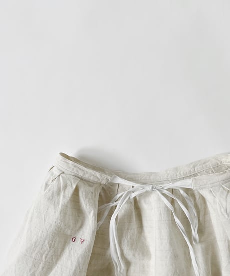 ［ryukicoa］Natural linen apron