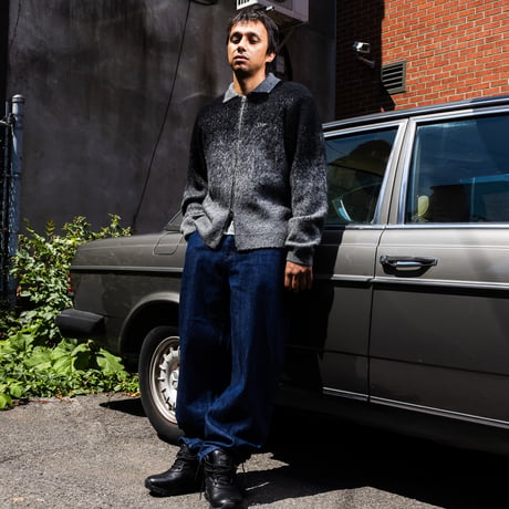DIME MTL Mohair Double Zip Knit
