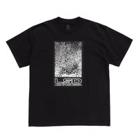 LQQK STUDIO FINGERPRINT TEE WASHED BLACK