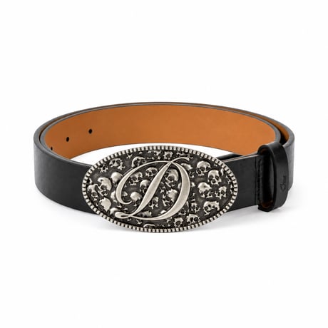 DIME MTL Skull Leather Belt