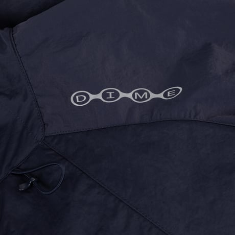DIME MTL Crinkled Tech Windbreaker  Dark Navy