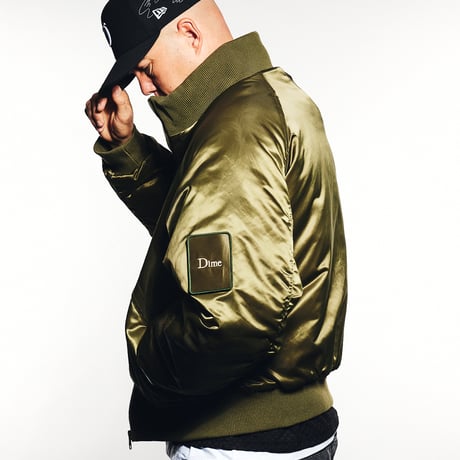 DIME MTL Utility Bomber Jacket Pearl