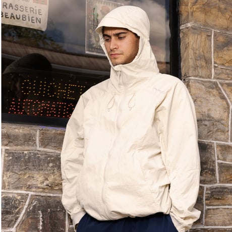 DIME MTL Crinkled Tech Windbreaker  OFF WHITE