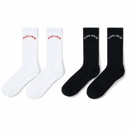 CASH ONLY / LOGO CREW SOCKS