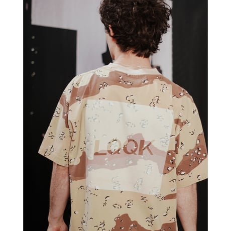 LQQK STUDIO CAMO BOX LOGO TEE CAMO