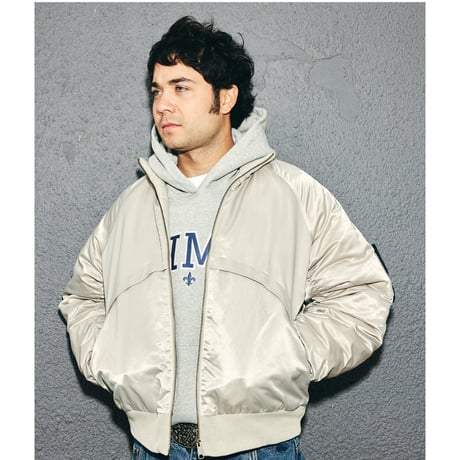 DIME MTL Utility Bomber Jacket Pearl