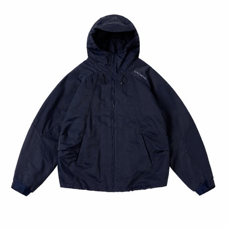 DIME MTL Crinkled Tech Windbreaker  Dark Navy