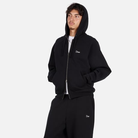 DIME MTL Classic Small Logo Zip Hoodie