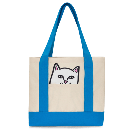 RIPNDIP LORD NERMAL MINI SHOPPER TOTE (BLUE / NATURAL)