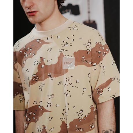 LQQK STUDIO CAMO BOX LOGO TEE CAMO