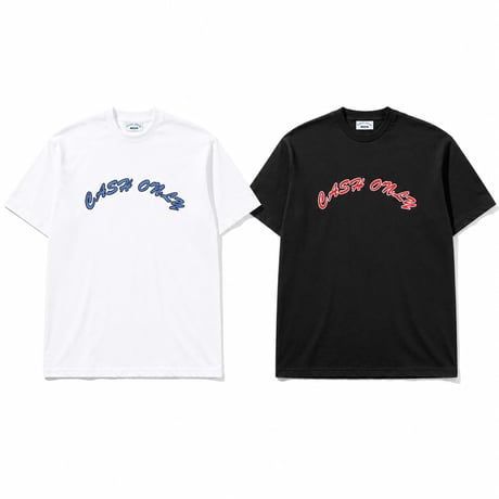CASH ONLY / GRID LOGO TEE