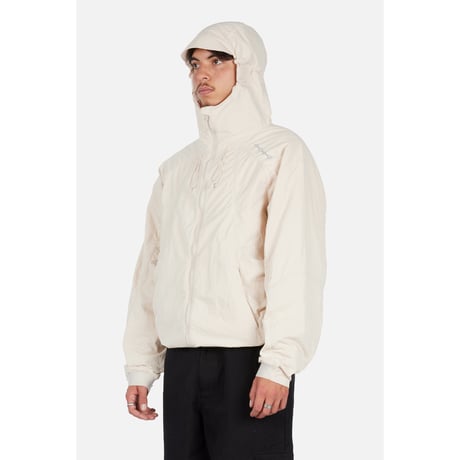 DIME MTL Crinkled Tech Windbreaker  OFF WHITE