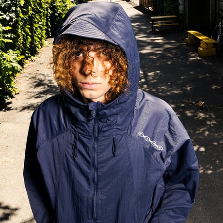 DIME MTL Crinkled Tech Windbreaker  Dark Navy