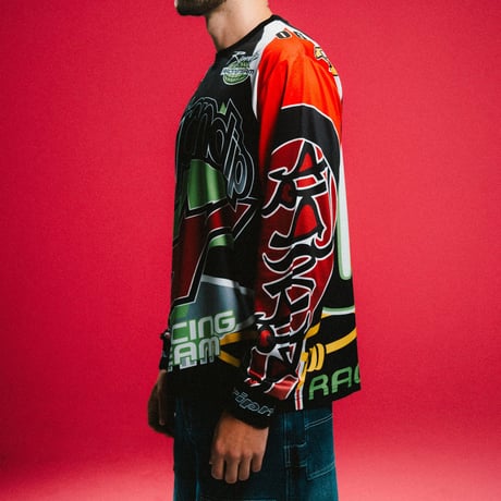 RIPNDIP ALL-STAR LONG SLEEVE JERSEY (RED/BLACK)