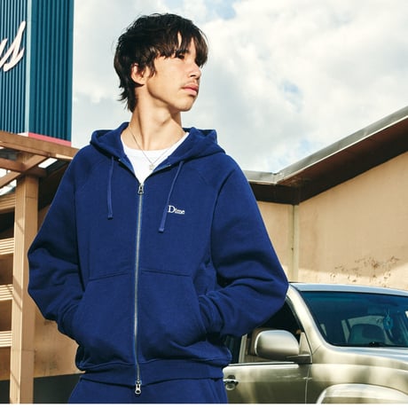 DIME MTL Classic Logo Zip Hoodie