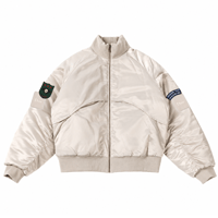 DIME MTL Utility Bomber Jacket Pearl