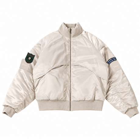 DIME MTL Utility Bomber Jacket Pearl