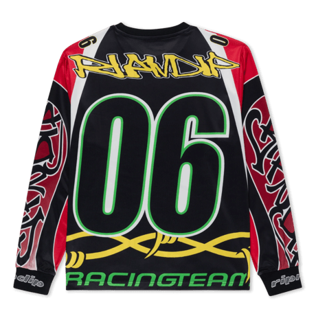 RIPNDIP ALL-STAR LONG SLEEVE JERSEY (RED/BLACK)