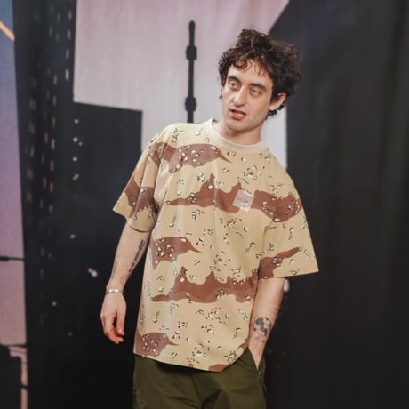 LQQK STUDIO CAMO BOX LOGO TEE CAMO