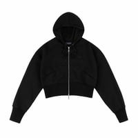 DIME MTL Cropped Zip Hoodie