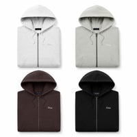 DIME MTL Classic Small Logo Zip Hoodie