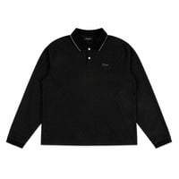 DIME MTL Jacquard LS Polo