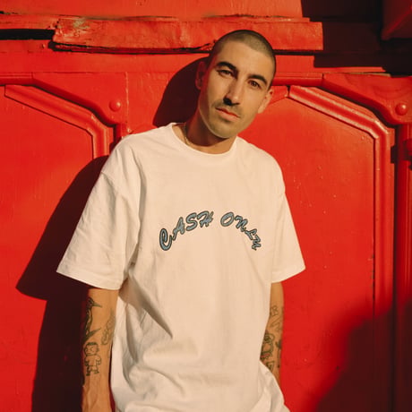 CASH ONLY / GRID LOGO TEE