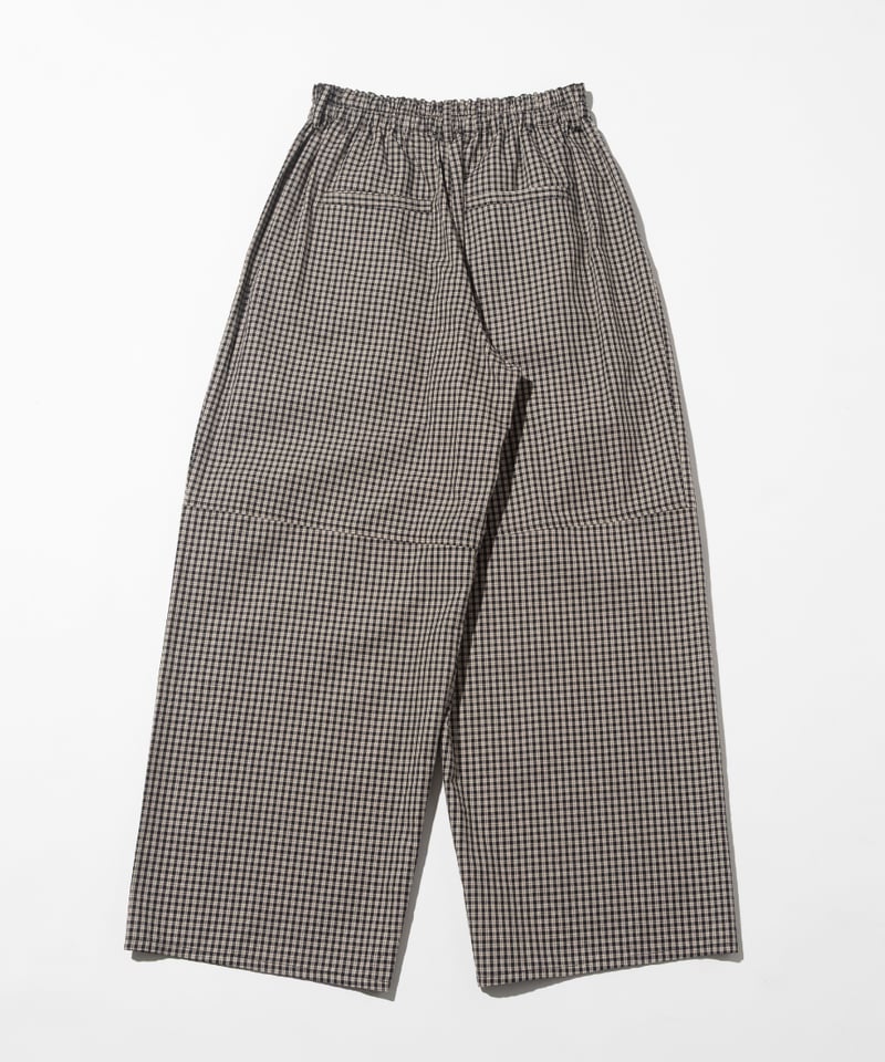 チェックワイドパンツ【WCJ-PP-132BLK】 | WCJ OFFICIAL WEB STORE