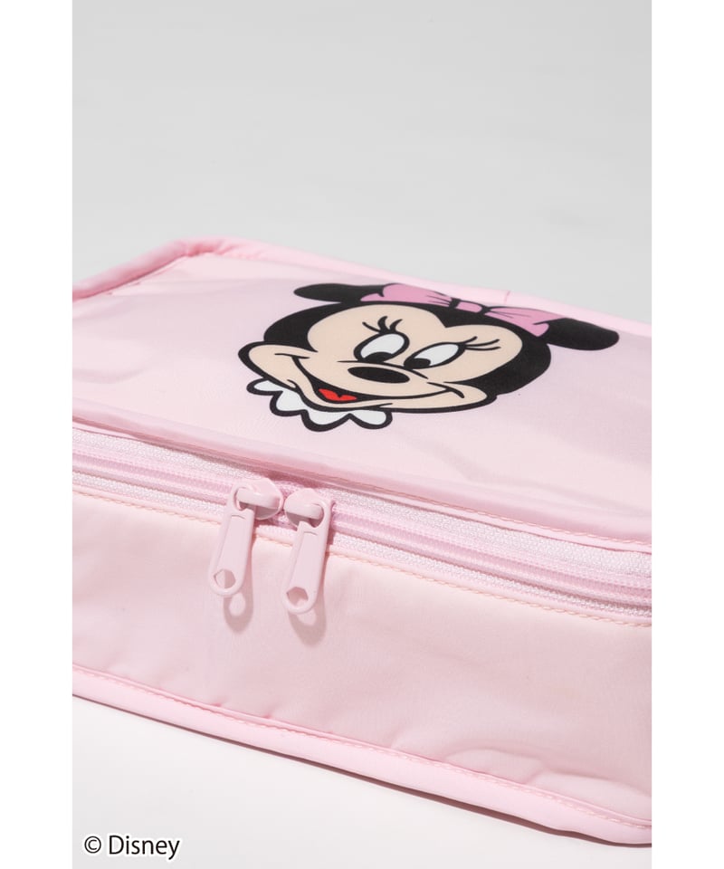 撥水】Disney / マルチポーチ(ミニー)【WCJ-TD-054PNK02】※12月中旬