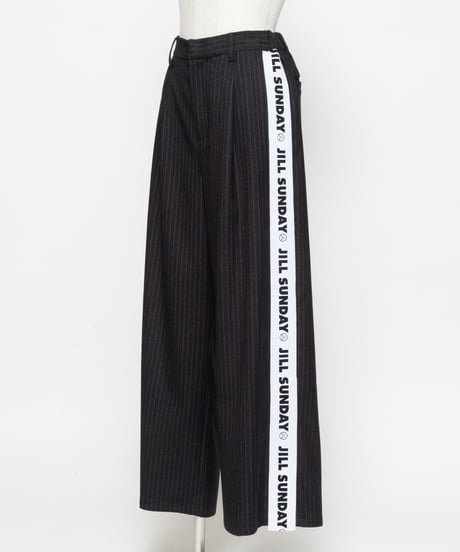 ストライプジャケット＆ストライプワイドパンツ【WCJ-SP-019BLK/WCJ-SP-024BLK】※11月上旬発送予定