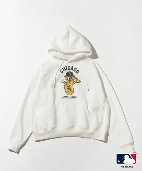 MLB HOODIE(シカゴ・ホワイトソックス)【WCJ-GC-058WHT-CWS】※8月上旬～中旬発送予定