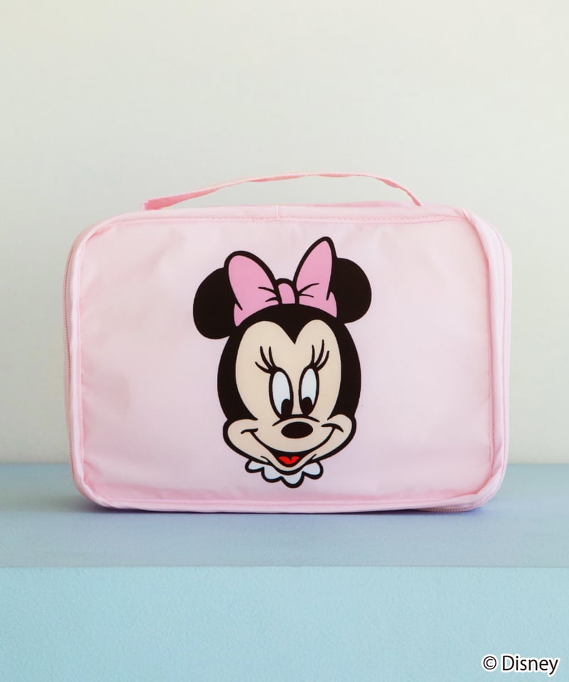 WCJ Disney　ディズニー　トラベルバッグ　ポーチ　ピンク　ミニー 撥水】Disney / マルチポーチ(ミニー)【WCJ-TD-054PNK02】※12月中旬
