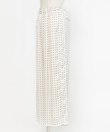 ドットワイドパンツ【WCJ-SP-021WHT】※8月下旬発送予定