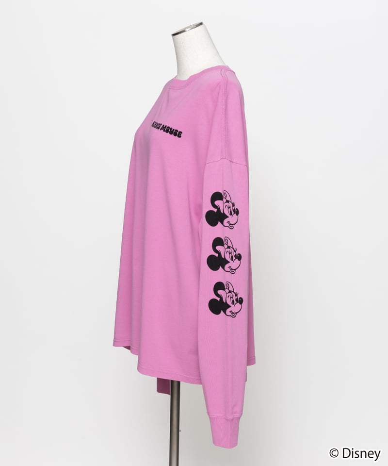 WCJ Disney / I LOVE LS TEE ロンT 新品未使用 Disney / I LOVE LS TEE(ミニー)【WCJ-TD-049PNK02】※10