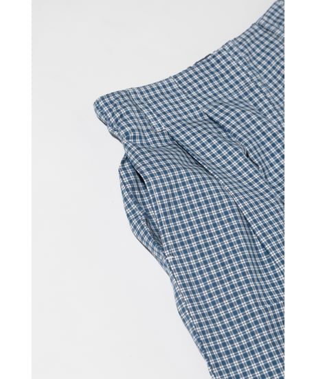 チェックTOPS＆チェックワイドパンツ【WCJ-PP-144BLU/WCJ-PP-132BLU】