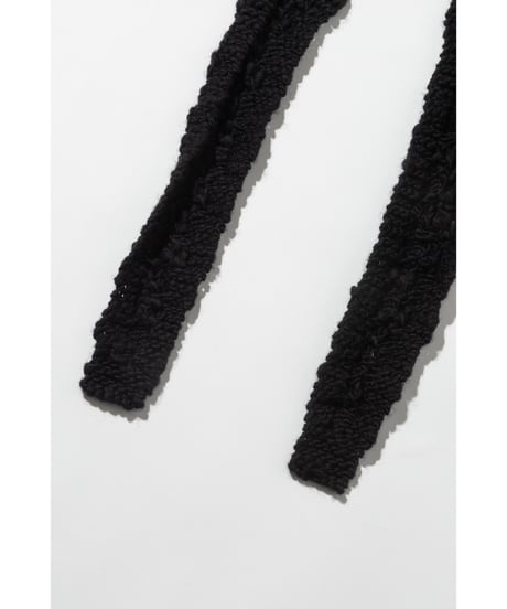 手編みニット帽【WCJ-MF-002BLK】※10月下旬発売予定