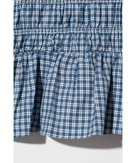 チェックTOPS＆チェックワイドパンツ【WCJ-PP-144BLU/WCJ-PP-132BLU】